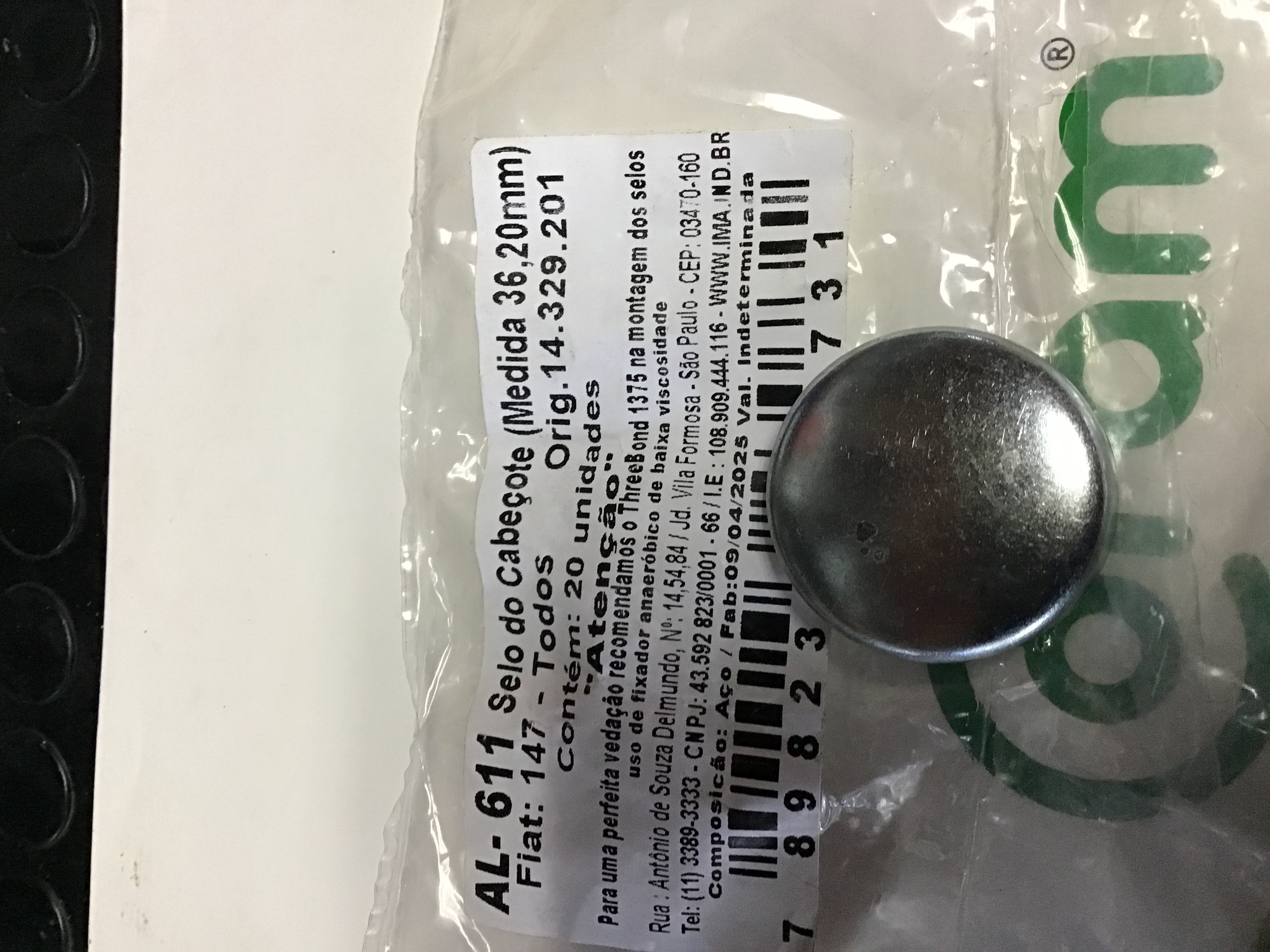 SELLO DE BLOQUE AGUA 36 mm